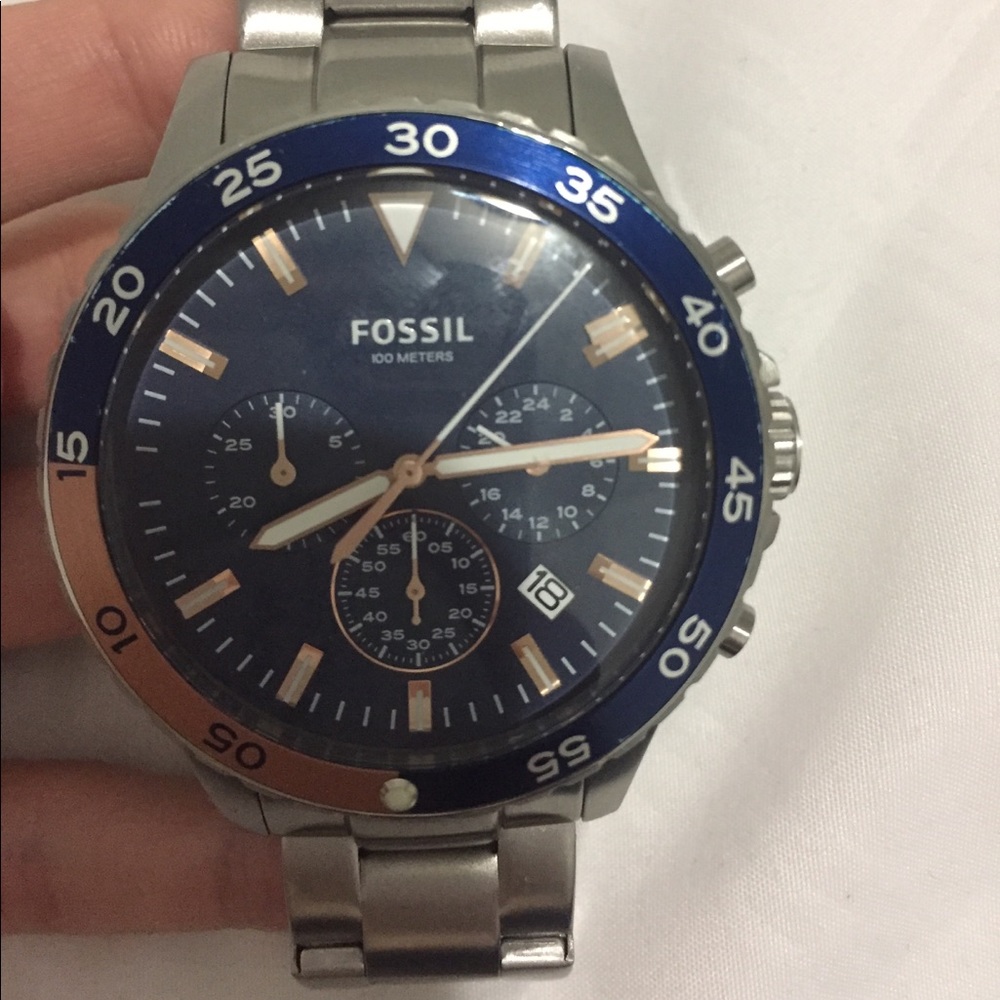 Stainless Steel Fossil Men’s Watch